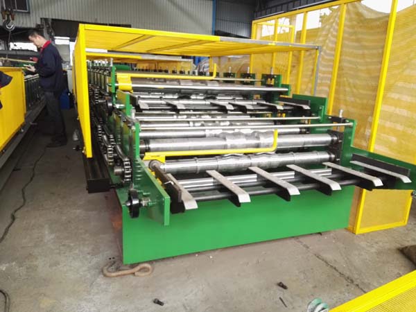 Double Layer Rolling Forming Machine , Double Deck Sheet Metal Forming Machine