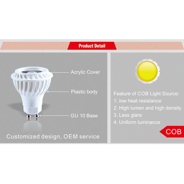 GU10 led bulb 5W small led spotlights led lamp factory