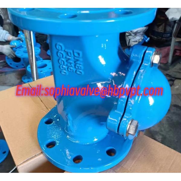 DIN3202 F6 cast iron ball type check valve factory