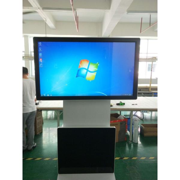 Landscape Rotating Touch Screen Monitor Totem Advertising Display
