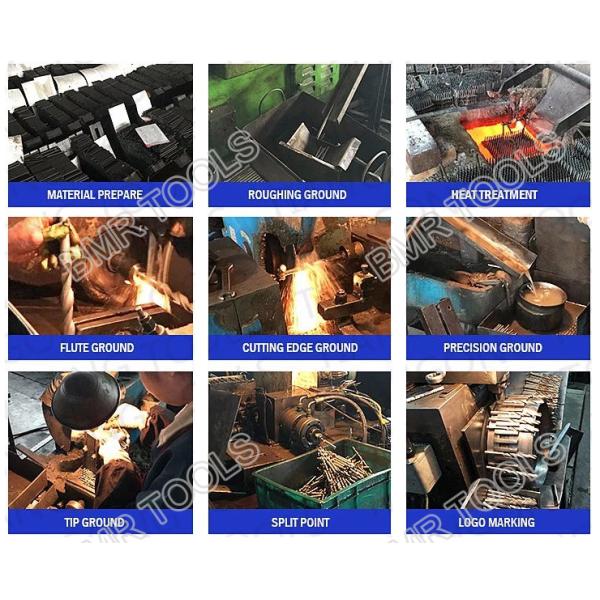 BMR TOOLS Extra Long HSS Drill Bits 10 x 150 x 200mm milling process with HSS 4241 material