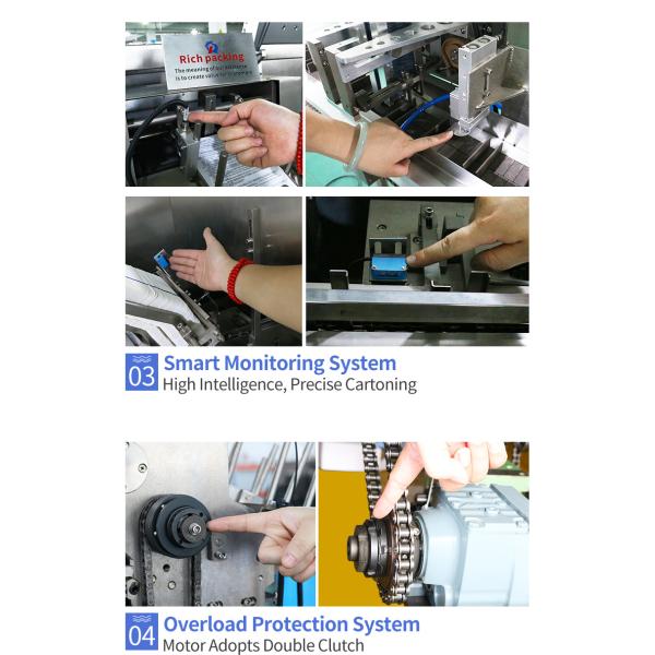 Fully Automatic Box Cartoning Machine Line For Soap Bar Mask Tea Pouch Bottle