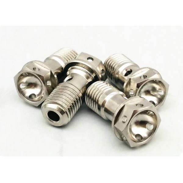 Light Weight Titanium Fasteners Hex Head Flange Bolt , M10 X 1.25 Flange Bolt