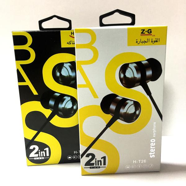 CMYK / Pantone Electronics Packaging Box Hanging Earphone Packaging Box