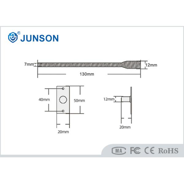 7mm Inside Diameters Alloy Stainless Steel Door Loop for Door and Door Frame
