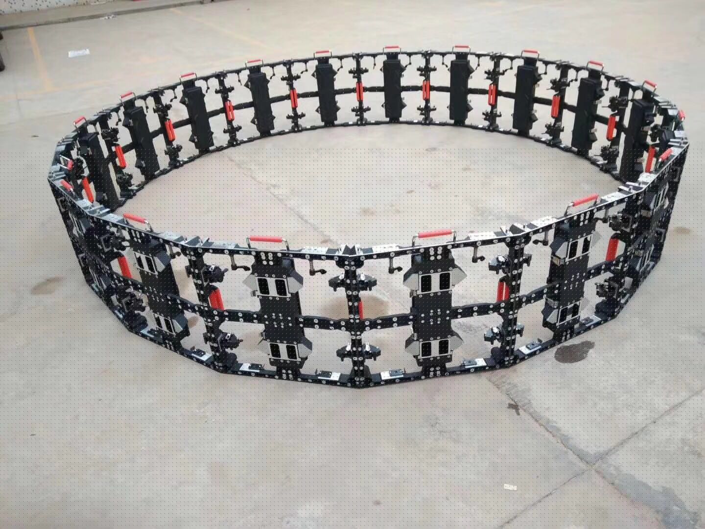 Interior Special Flexible Led Curtain Display Adjustable Curve Angle