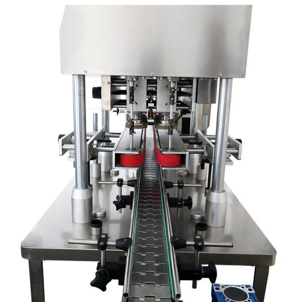 Food Lid Automatic Linear Capping Machine for Bottles 50-300mm Advanced Technology