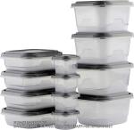 Plastic Food Storage Containers With Lids Dumpling Storage Box For Freezer Food