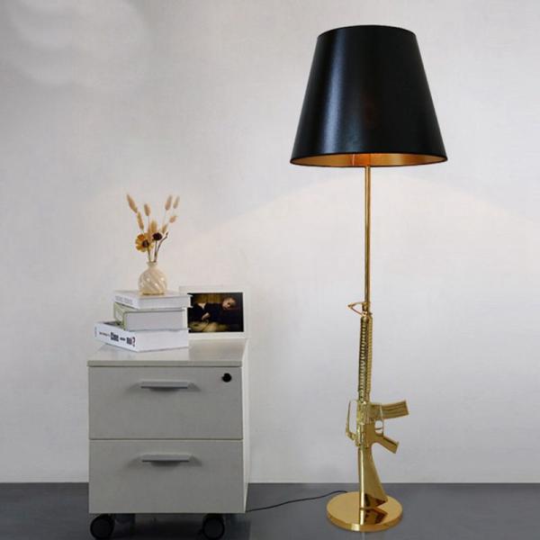Nordic Classical ak47 lamp Rifle Lounge Floor Lamp Personality Design Corner Decor gun lamp(WH-MFL-14)