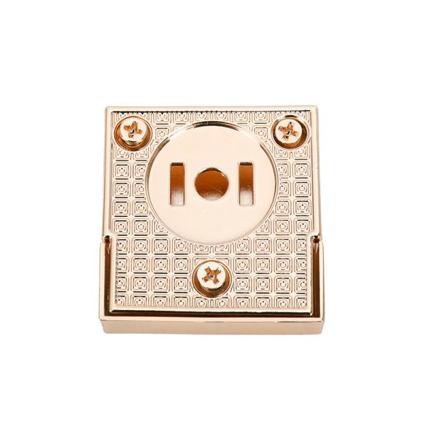 Square Flat Tote Metal Lock Handbag Lock Accessories DIY Hardware