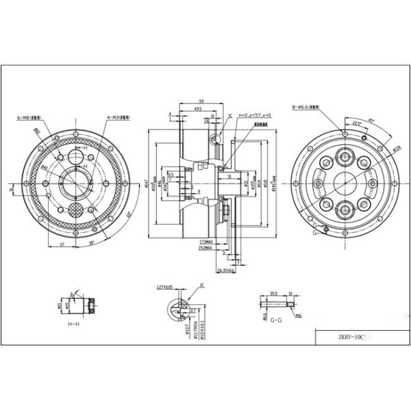 Integrated RV Reduction Gear RV-C Full Model Repace Nabtesco Reducer