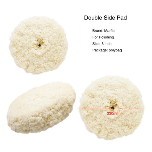 5 Inch Soft Wool Polishing Pads ISO-9001 Certificated For Car Polishing