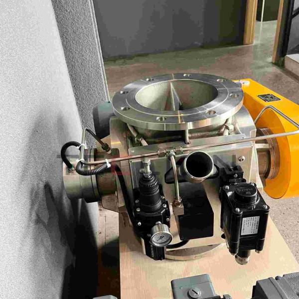 Stainless Steel Granular Rotary Feeder Motor Medium Discharge High Pressure