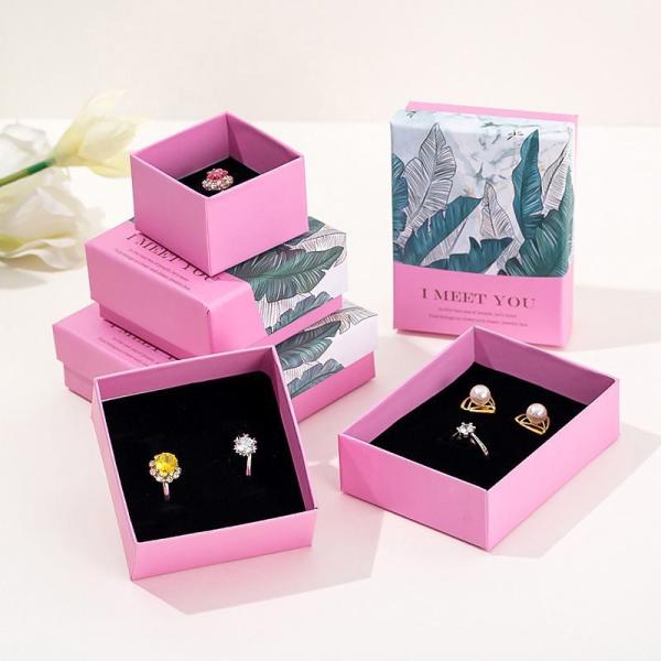 Small Size Luxury Jewellery Gift Box Paper Storage Box Free Samples Display Box