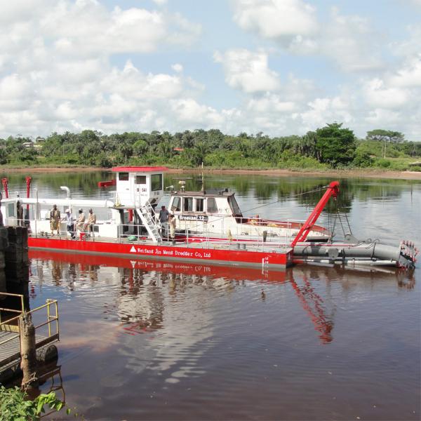 24 Liters/hour Fuel Consumption Portable Cutter Suction Dredger JMD350 For Dredging