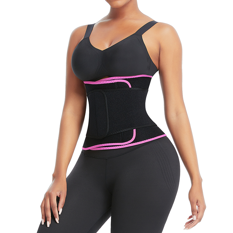 HEXIN 2021 Custom Logo Fajas Women's Tummy Control Waist Trainer Slimming Belt for Adults