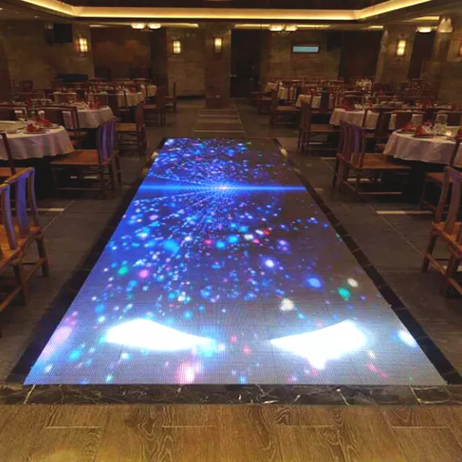 High Quality P3.91mm Disco Dance Interactive Dancing Floor LED Display Screen