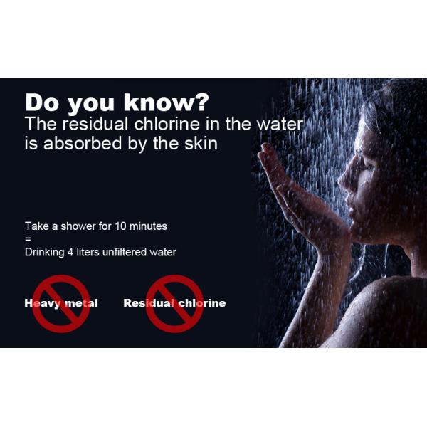 Healthy Shower Head Filter Replacement , Shower Filtration System High Output