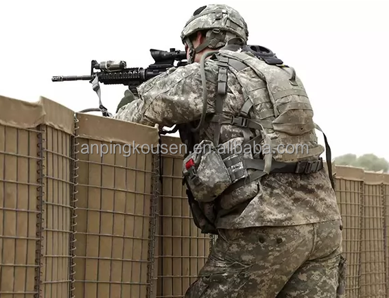 Defence and Protection Easily Assembled Welded Mesh Flood Barrier for Flood Defence