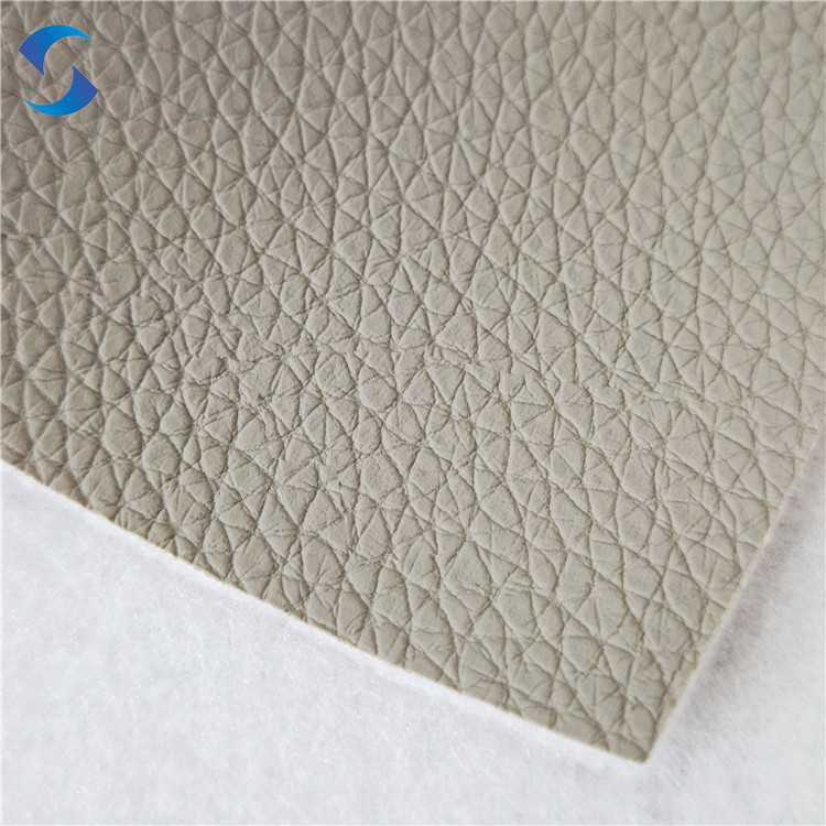 China Customized Thickness Faux Leather Fabric Synthetic Leather Fabric For Car Seat wholesale