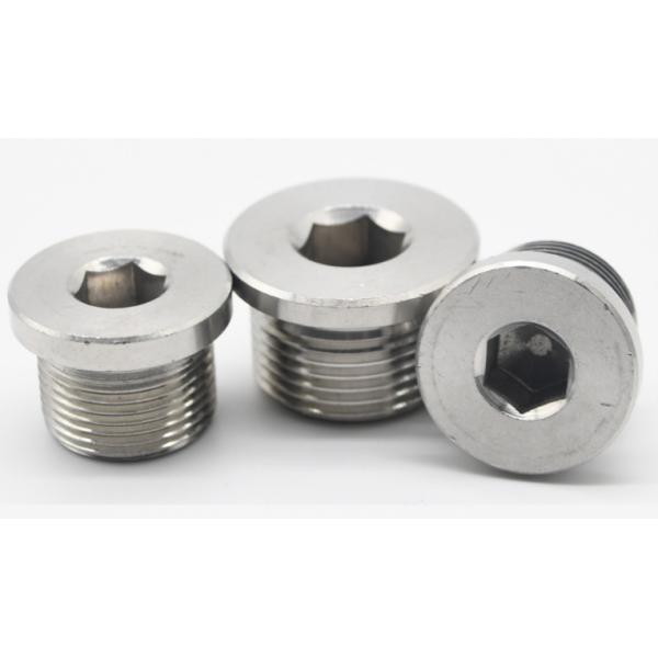 10mm Titanium Pipe Plug Stainless Steel Inox Polished Hex Socket Screws Din908 Your Go-To Product for Easy Installations