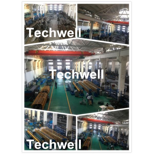 75mm Roller Diameter, 7.5KW Steel Security Door Frame Roll Forming Machine