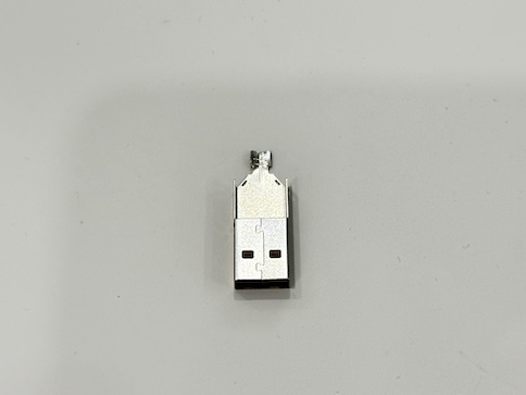 USB 2.0 AM Three-Piece Back Cover Connector | Electrical Signal Wire Cable Terminal Connector | Tin Plated Power Transmission Male Plug