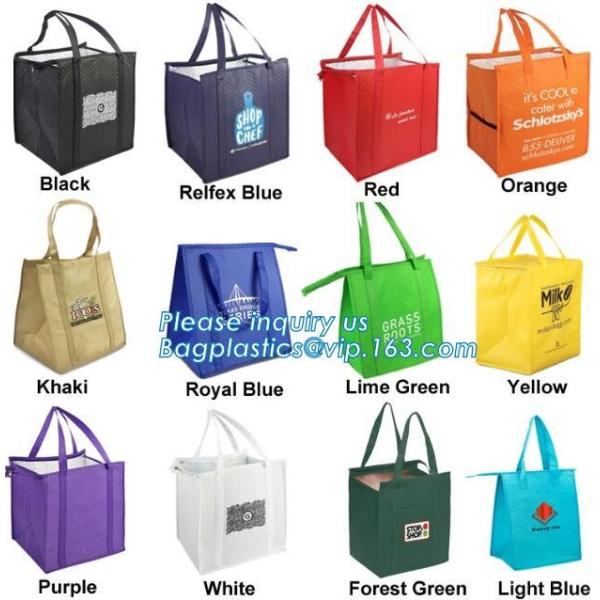 Foldable Lunch Insulated Cooler Bag Heated Food Delivery Bag Thermal Pizza Delivery Cooler Bag