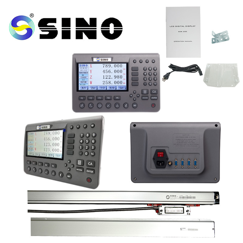 SDS 5-4VA 4-Axis Sino Digital Readout Display With Large Lcd Screen And Multifunctional Grating Ruler