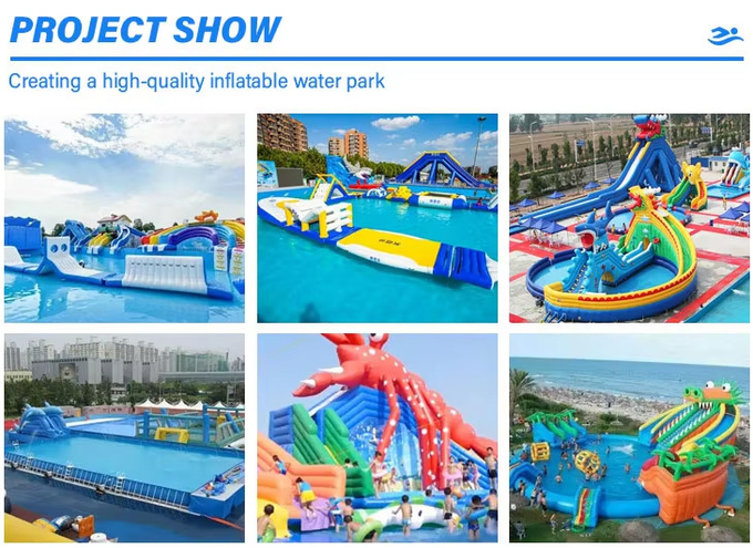 Customizable 45x58m INFLATABLE WATER PARK for Your Water Park Business