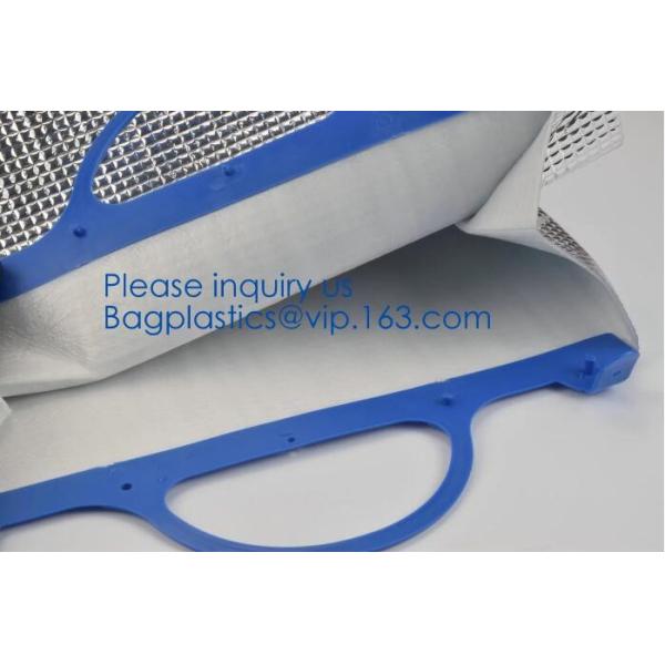 Foldable Lunch Insulated Cooler Bag Heated Food Delivery Bag Thermal Pizza Delivery Cooler Bag