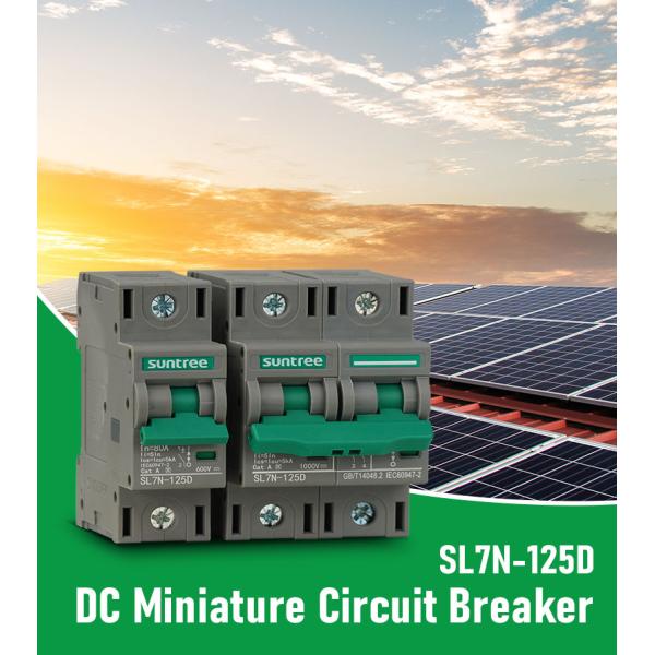 TUV 1000VDC 6KA Miniature Circuit Breaker For Solar System