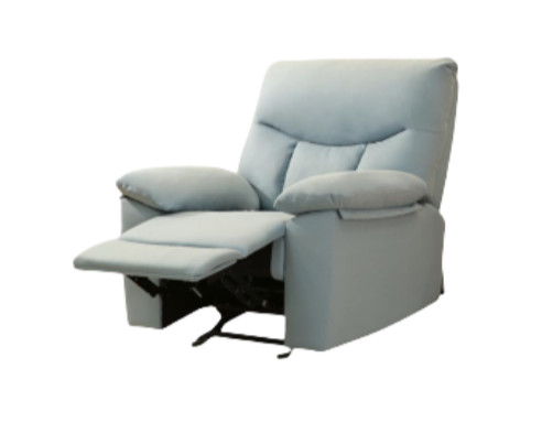 Tech Fabric Living Room Furniture Recliner Power Leather Recliner Sofa Set Grey