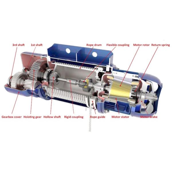 Universal CD1 400V 415V 10 Ton Electric Hoist 6m-18m Lifting Height