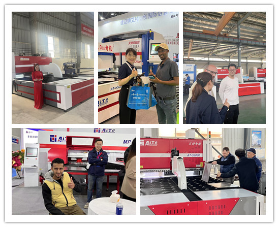 AT-HS2000 Multi Axis CNC Sheet Metal Folder With Pressure Arm CE