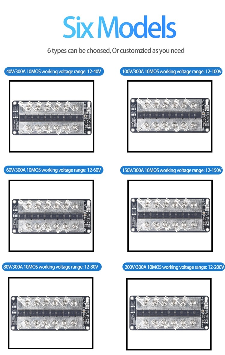Enerkey Ideal Diode Bridge Controller 100V 150V 200V 260A Solar Energy Anti Reverse Irrigation Battery Charging