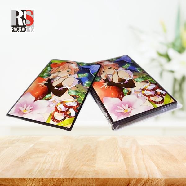 Custom Popcorn Games Card Sleeves 67x93 Poly Opp Anime Card Protector