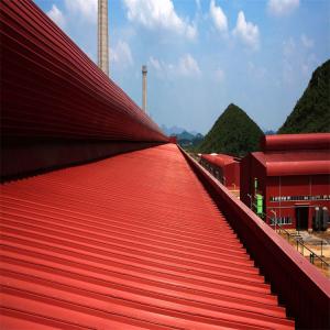 China Prefab Q345 Industrial Tin Roof Maintenance 0.8mm 50mm Galvanized wholesale