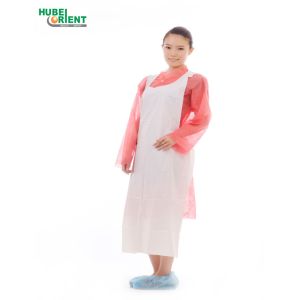 China Non Irritating Odorless Disposable PE Apron With Embossed Surface wholesale