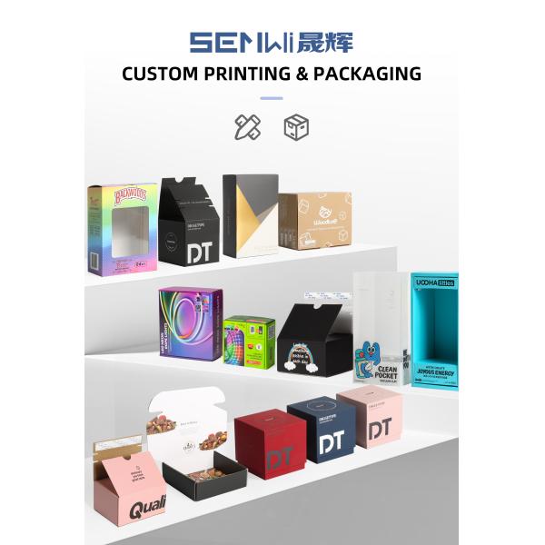 Custom Shipping Mailer Boxes Black Inside And Outside Lipstick Paper Box Packaging