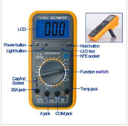 1000V Small Digital Multimeter