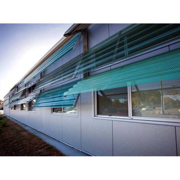 Corrugated Perforated Metal Panels Customized Arbitrary Patterns For Architectural Metal Panels