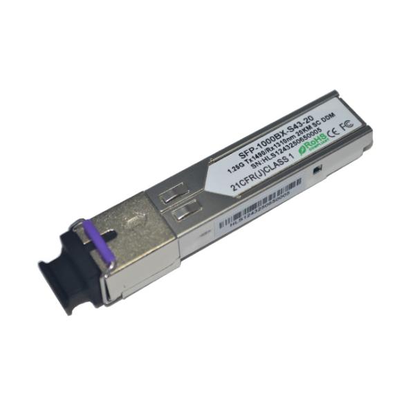 Metal Enclosure Simplex SFP Transceiver Module , Cisco Compatible SFP Modules