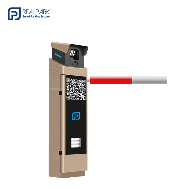 China Ticketless LPR Parking System Controller With 3m Straight Arm Barrier wholesale