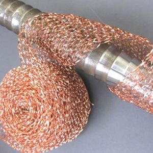 China OEM ODM Copper Cleaning Mesh 127mm 100mm Copper Wire Gauze wholesale