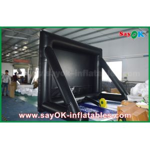Outdoor Inflatable Projection Screen 7mLx4mH Inflatable Movie Screen PVC