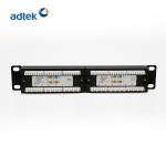 Patch Panel Rack Mount 1U 12 Port Fully Loaded