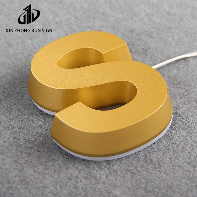 Wall 3D carved PVC letters acrylic crystal signboards customized billboards
