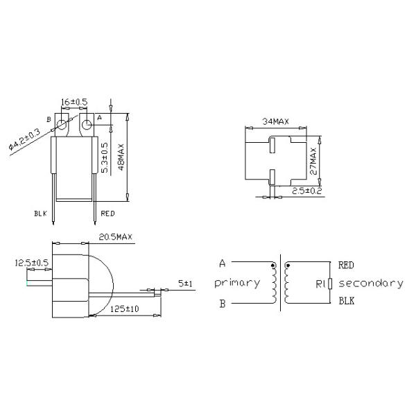 DC Immunity Electronic Current Transformer Iron Base High Accuracy Copper Bar