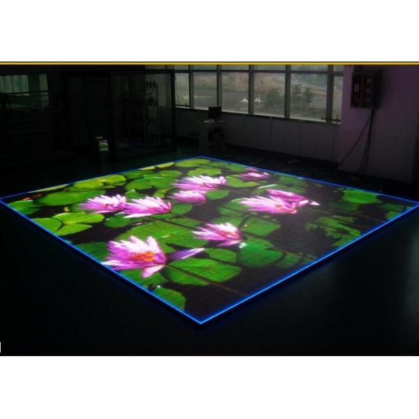 1/16 Scan P6.25 LED Video Dance Floor Stage Display Screen With Floor Light